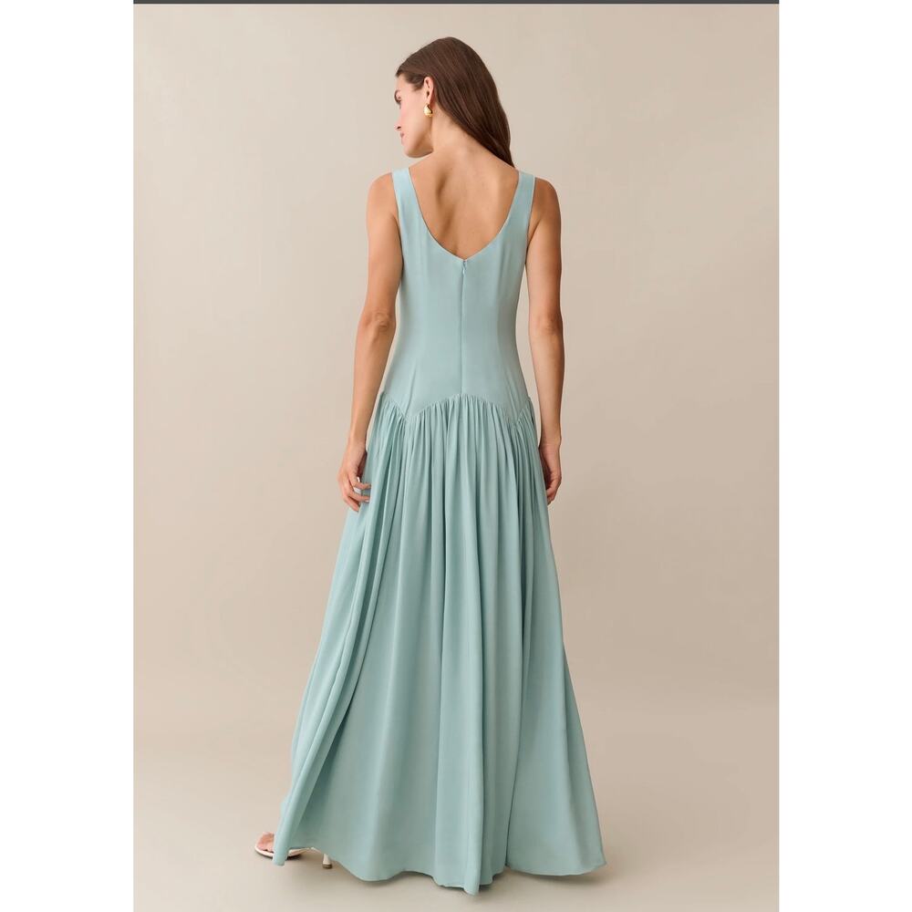New kourt few moda Odessa light turquoise blue Dress size 6 $222 - Picture 3 of 8